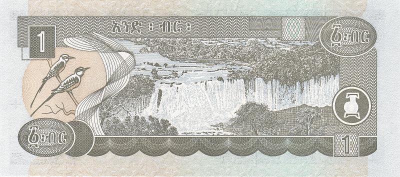 ETH_01_B.JPG - Ethiopia, 1birr , UNC.