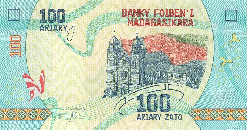 MDG_09_A.JPG - Мадагаскар, 2016г., 100 ариари.