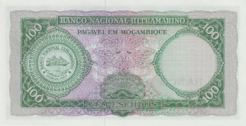 MZM_03_B.JPG - Republic of Mozambique, 100 escudos, UNC.