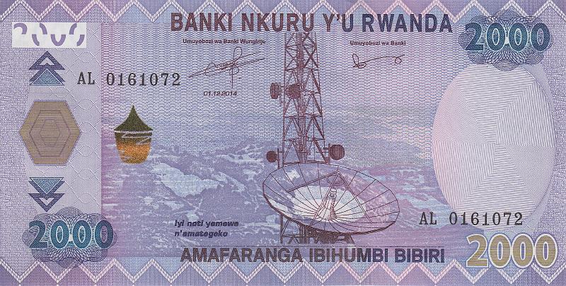RWN_03_A.JPG - Руанда, 2014г., 2000 франков.