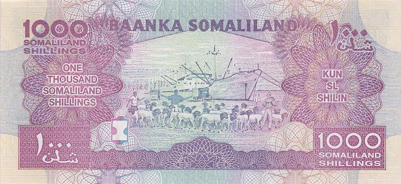 SLL_03_B.JPG - Somaliland, 1000 shillings, UNC.