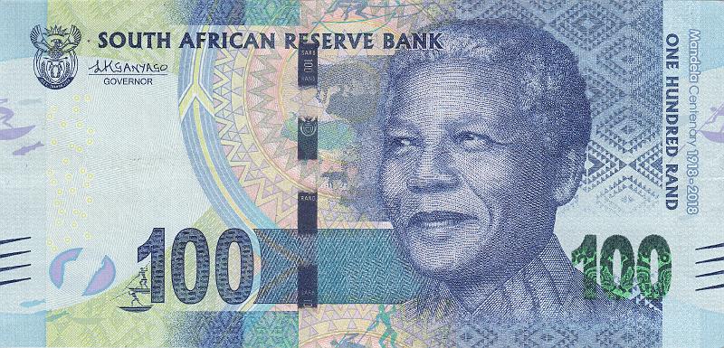 SAR_11_A.JPG - Южно-Африканская республика, 2018г., 100 рандов.(памятная, 100 лет со дня рождения Нэльсона Манделлы)