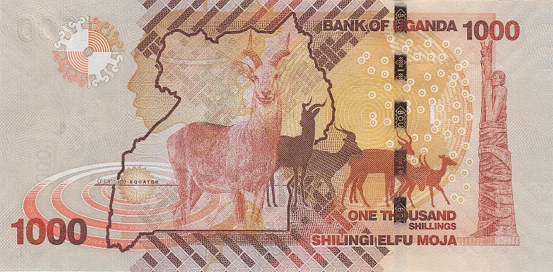 UGN_06_B.JPG - Uganda, 1000 shillings, UNC.