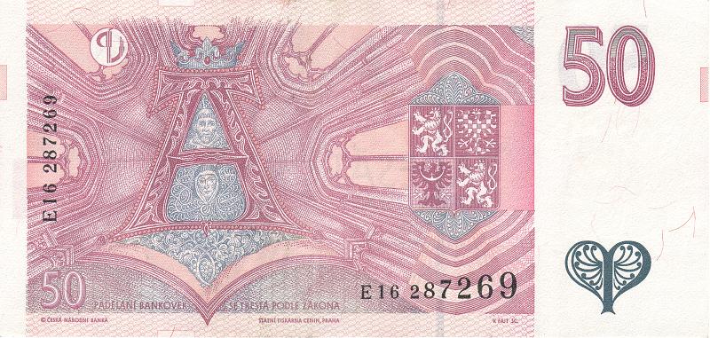 CES_01_A.JPG - Чехия, 1997г., 50 крон.