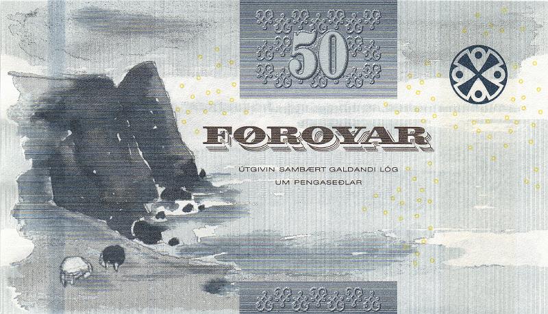 FAR_01_B.JPG - Faroe Islands (Denmark), 50 krones, UNC.