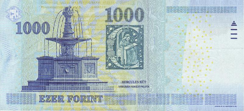 VNG_03_B.JPG - Hungary, 1000 forints, aUNC.