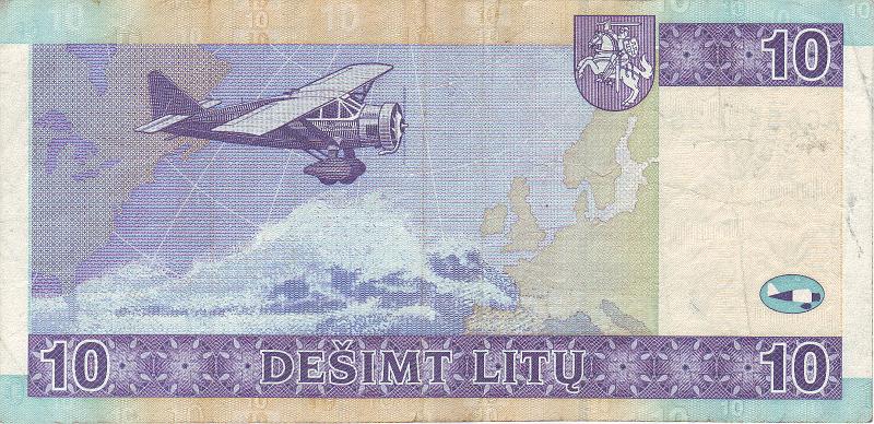 LIT_03_B.JPG - Lithuania, 10 litas, F.