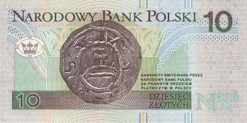 POL_04_B.JPG - Poland, 10 zloty, aUNC.