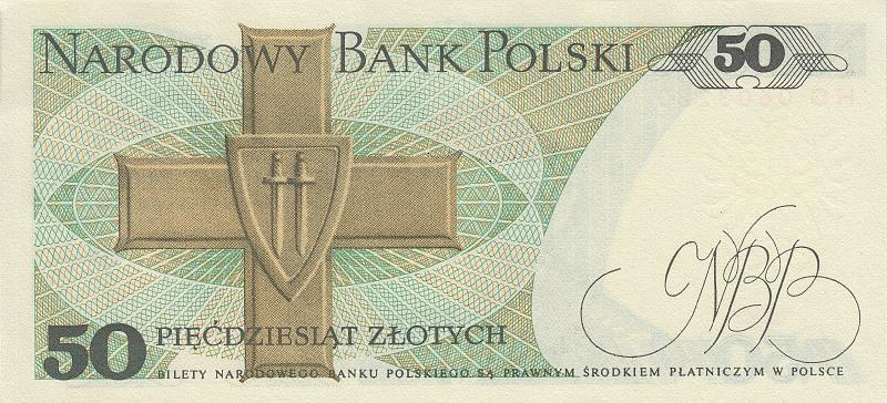 POL_07_B.JPG - Poland, 50 zloty, UNC.