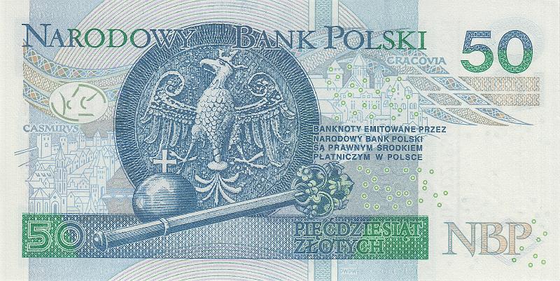 POL_11_B.JPG - Poland, 50 zloty, aUNC.