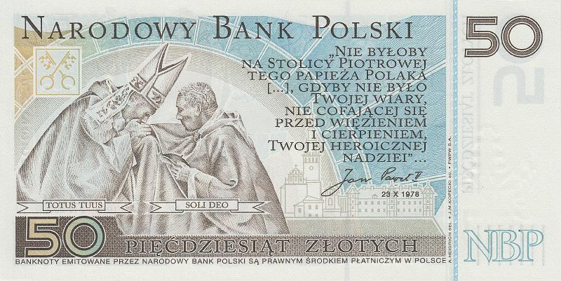 POL_17_B.JPG - Poland, 50 zloty, UNC.