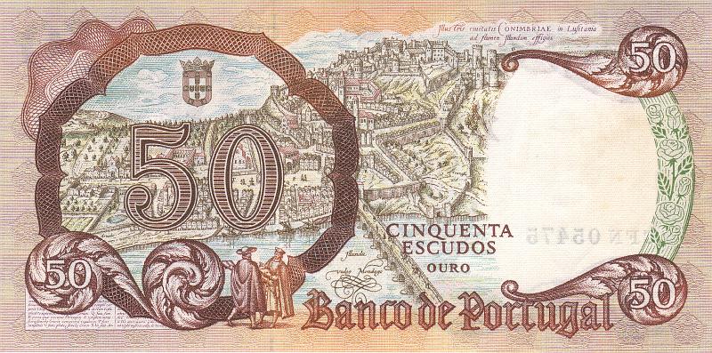 PRT_02_B.JPG - Portugal, 50 escudos, UNC.