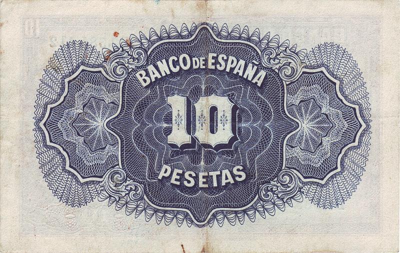 ESP_05_B.JPG - Spain, 10 pesets, VF.