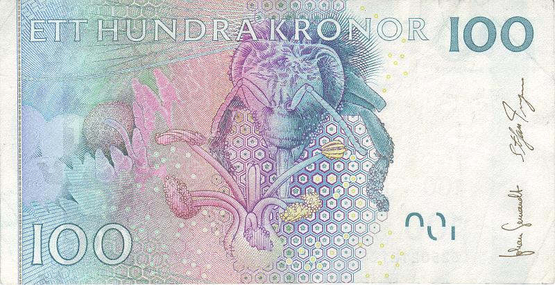 SWE_03_B.JPG - Sweden, 100 krones, XF.