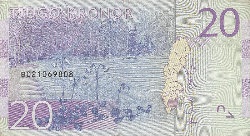 SWE_07_B.JPG - Sweden, 20 krones, XF.