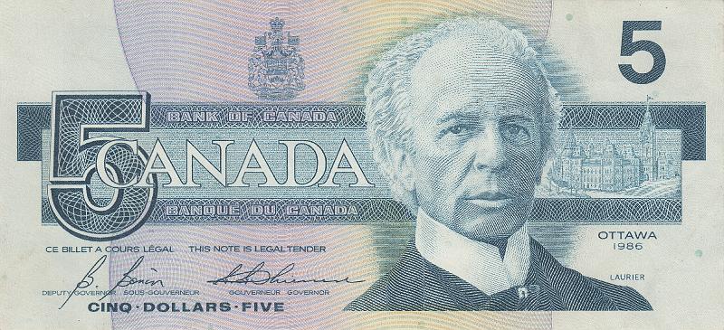 CAN_11_A.JPG - Канада, 1986г., 5 долларов.