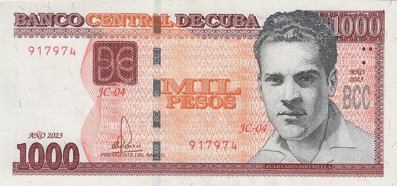 CUB_11_A.JPG - Куба, 2023г., 1000 песо.