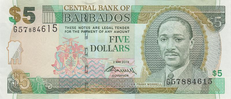 BRB_04_A.JPG - Барбадос, 2012г., 5 долларов.
