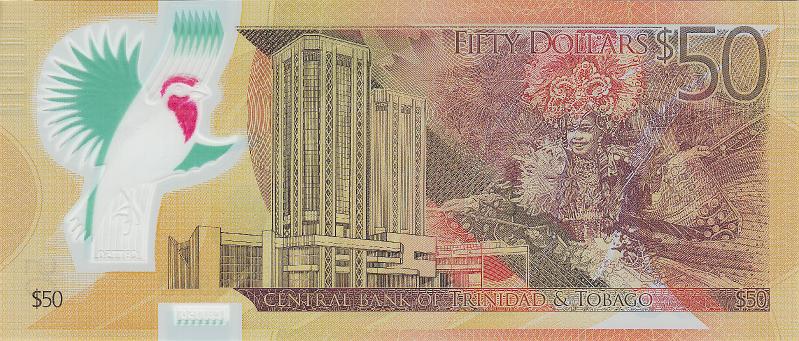 TAT_03_B.JPG - Trinidad and Tobago, 50 dollars, UNC.