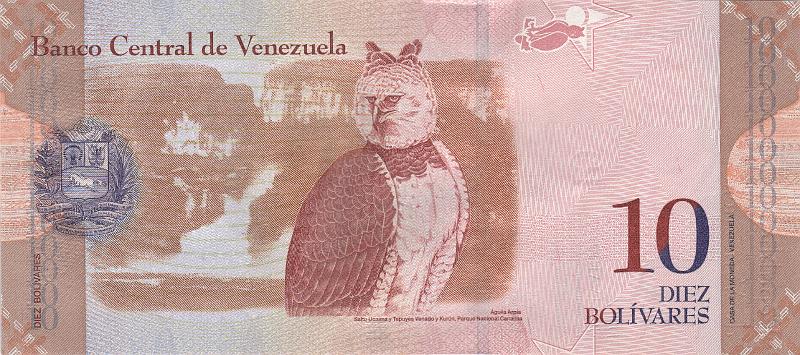 VNZ_05_B.JPG - Venezuela (Bolivarian Republic of Venezuela), 10 bolivares, UNC.